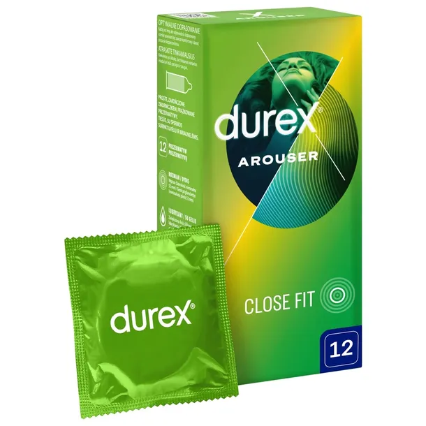 Prezerwatywy DUREX AROUSER - prążkowane 12 szt PL