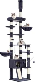 drapak-xxxl-dla-kotow-250-280-cm-wielopoziomowy-z-domkami-i-slupkami-szary