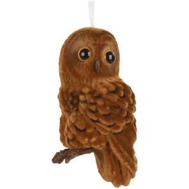 brazowa-sowa-flokowana-9-cm-zawieszka-choinkowa