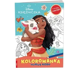 disney-ksiezniczka-kolorowanka-wedlug-kodu-praca-zbiorowa