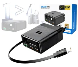 wieloportowa-ladowarka-sieciowa-gan-100w-z-wbudowanym-kablem-usb-c-usb-a