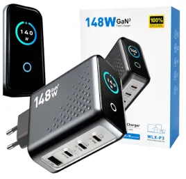 ladowarka-stacja-ladowania-biurkowa-gan-148w-usb-c-usb-a-wyswietlacz-lcd-pd