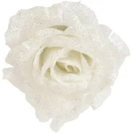 biala-roza-dekoracyjna-12-cm-na-klipsie-kaemingk