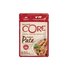 wellness-core-purely-pate-karma-mokra-kurczak-wolowina-8x85g