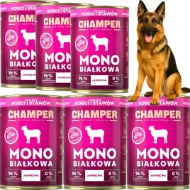 karma-mokra-dla-psa-monobialkowa-champer-kosci-i-stawy-jagniecina-6x400g
