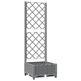 donica-ogrodowa-z-krata-40x40x1215-cm-jasnoszara
