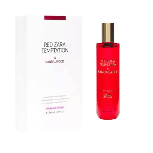 Zara red temptation & sandalwood extrait 50ml ekstrakt perfumy damskie