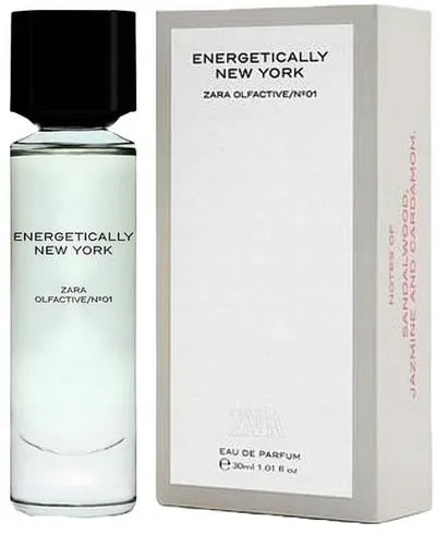 Perfumy damskie zara energetically new york 30ml edp w kartoniku
