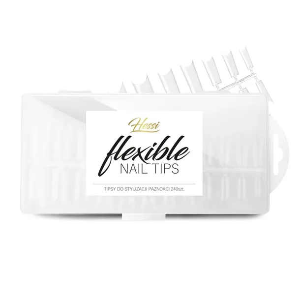 Tipsy tunelowe Hessi Nail Tips 240 szt.