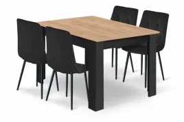 zestaw-songmics-stol-120x80cm-craft-czarny-4-krzesla-czarne-1-kpl