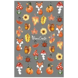 naklejki-do-zdobien-paznokci-denicarte-cs312-lis-muchomor-autumn-1-szt