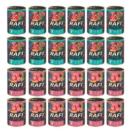 dolina-noteci-rafi-junior-mix-smakow-dla-szczeniat-24x400g