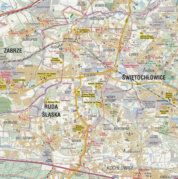 metropolia-silesia-mapa-turystyczna-compass-wydawnictwo-wydawnictwo-compass