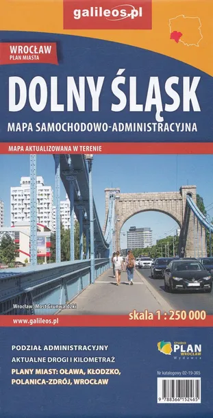 dolny-slask-mapa-drogowa-1-250-000-plan-stan-nowy