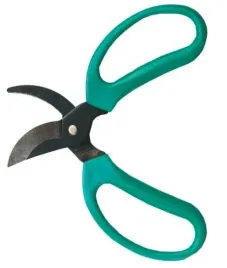 floraland-nozyczki-ogrodnicze-gr0078-15cm-stal-hartowana-do-kwiatow-i-ziol-zielono-czarne