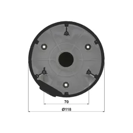 uchwyt-sufitowy-nascienny-do-kamery-kopulkowej-uniview-tr-jb03-g-in-black