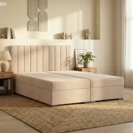 lozko-kontynentalne-160x200-agen-pojemnik-zaglowek-materac-velvet-bezowy