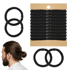gumki-do-wlosow-czarne-10-szt-nylon-stretch-do-sportu-codzien-bransoletka