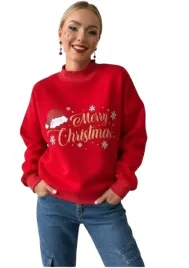 zimowa-bluza-swiateczna-ocieplana-damska-czerwona-napis-ciepla-xl-l-a