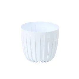 hortico-oslonka-mira-niska-160-biala-16cm-plastikowa-na-kwiaty-i-ziola
