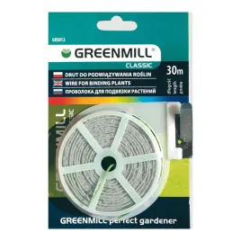 floraland-drut-ogrodniczy-plaski-powlekany-zielony-30m-z-obcinaczem-do-roslin-0-3kg
