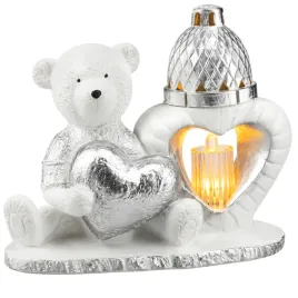znicz-gipsowa-figurka-nagrobna-srebrny-mis-serce-lampka-led-gips-latarenka