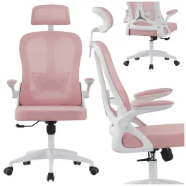 fotel-obrotowy-horseking-rozowy-ergonomiczny-wygodny-ms28-biurowy-gamingowy