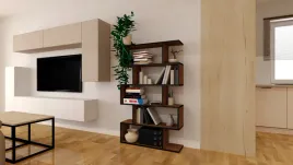 regal-na-ksiazki-stojacy-90x162x25-cm-dab-lancelot-z-czarna-okleina-solidny