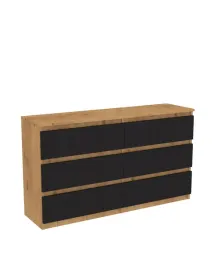 komoda-dab-lancelot-czarna-z-szufladami-140cm-6-szuflad-pojemna-producent