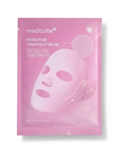 Maseczka Medicube PDRN Pink Tension up Mask niacynamid i kolagen 34 g