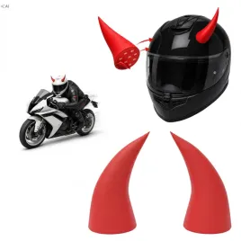 rogi-do-kasku-motocyklowego-diabla-naklejane-3m-czerwone