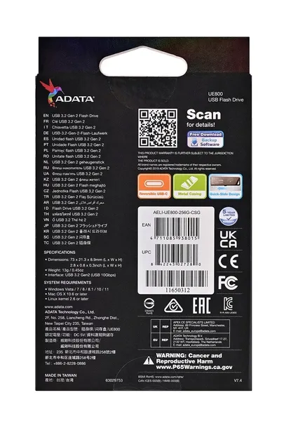 adata-pendrive-dashdrive-elite-ue800-256-gb-material-tworzywo-sztuczne