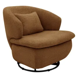 fotel-rodo-obrotowy-360-pomaranczowy-boucle-baranek-nowoczesny-salon