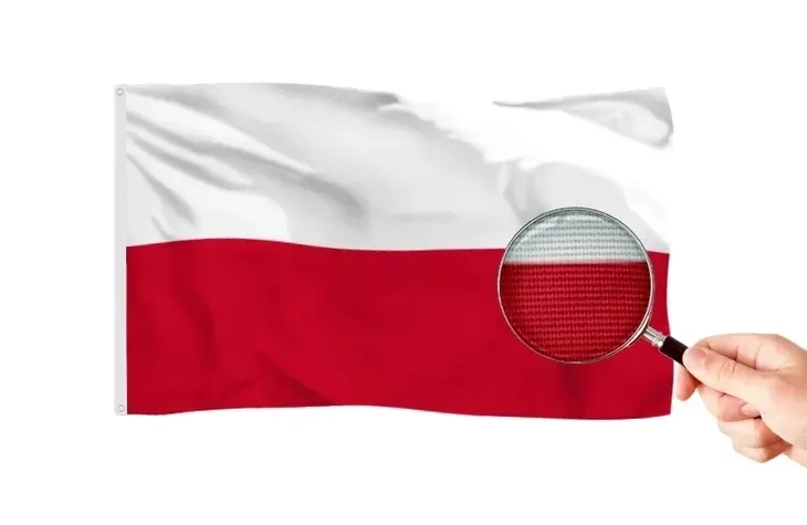 Flaga Polski Narodowa MOCNA 150x90 cm Polska na maszt SOLIDNY MATERIAŁ