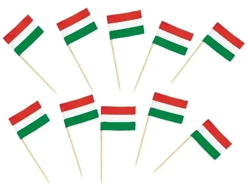 Flaga WĘGRY Pikery Szpilki 20 szt Flagi WĘGIER Wykałaczki