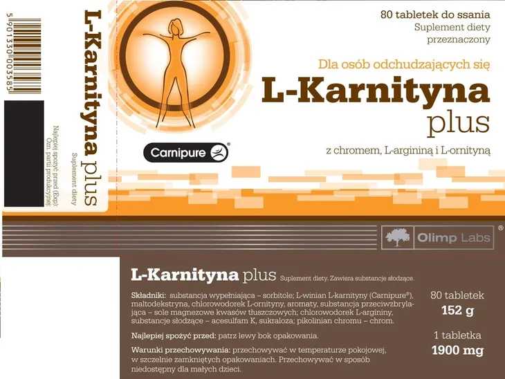 olimp-l-karnityna-plus-80-tabletek-do-ssania-podstawowy-skladnik-l-karnityna