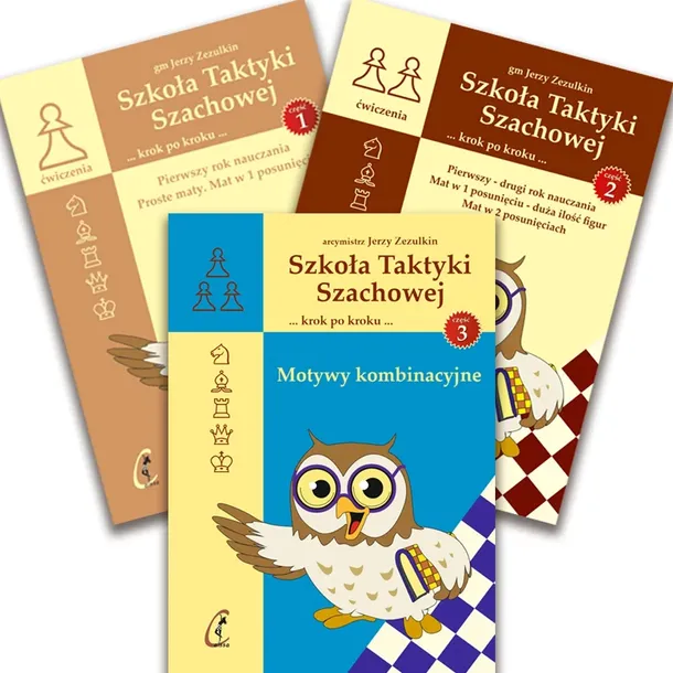 ZADANIA SZACHOWE KOMPLET cz.1-3/ SZACHY prawie 1000 zadań