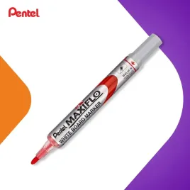 marker-do-tablic-pentel-mwl5s-czerwony-z-tloczkiem