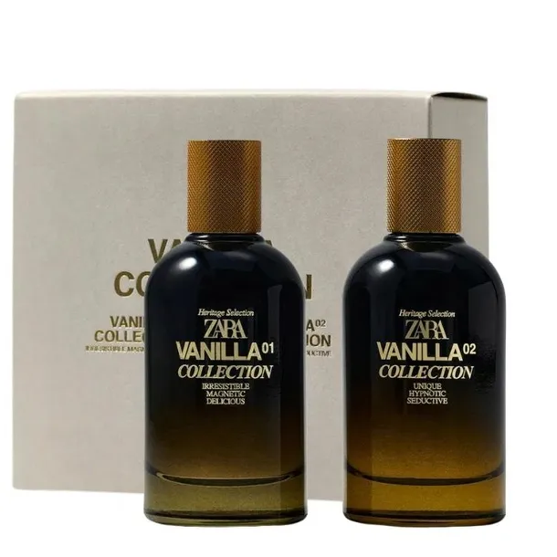 Zara vanilla 01 collection + vanilla 02 collection edp 2 x 100 ml