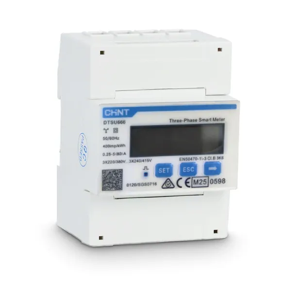 Chint DTSU666 Modbus MID Licznik Dwukierunkowy 3F 3x230/400V 5(80A) RS485