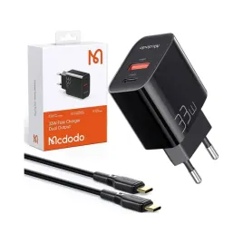 mcdodo-szybka-ladowarka-sieciowa-do-telefonu-2x-usb-usb-c-pd-33w-kabel-1m