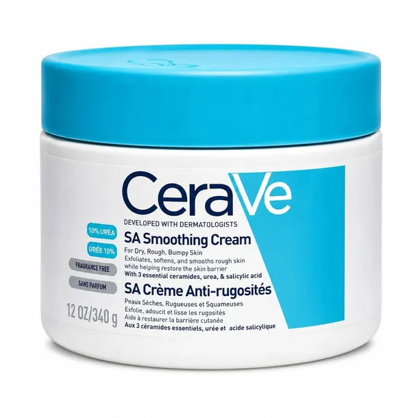 CERAVE SA WYGŁADZAJĄCY BALSAM DLA SKÓRY SZORSTKIEJ I BARDZO SUCHEJ 340 ML.
