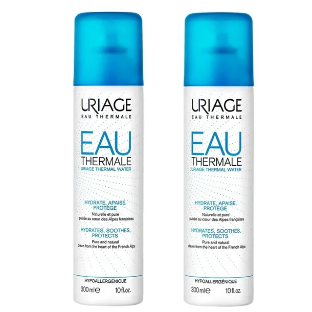 Uriage Eau Thermale – Nawilżająca Ochronna Woda Termalna W Sprayu 300 ml x2