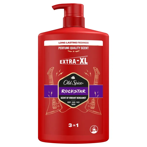 OLD SPICE ROCKSTAR 3W1 ŻEL POD PRYSZNIC – DLA MĘŻCZYZN 1000 ML