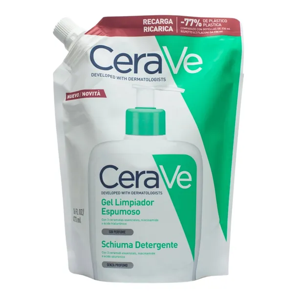 CERAVE – ŻEL DO MYCIA 473 ML REFILL OCHRONA BARIERY HYDROLIPIDOWEJ