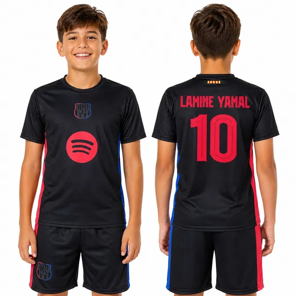LAMINE YAMAL 10 Barca - Komplet piłkarski rozmiar 140 cm