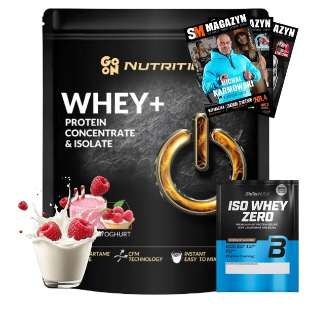 GO ON NUTRITION WHEY 750g BIAŁKO WPC WPI SERWATKA MASA MIĘŚNIE REGENERACJA