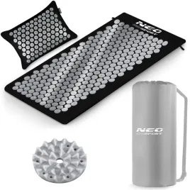 mata-do-akupresury-z-kolcami-neo-sport-ns-903-czarno-srebrna
