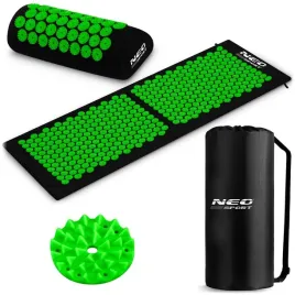 mata-do-akupresury-z-kolcami-neo-sport-ns-901-czarno-zielona