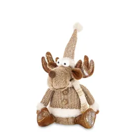 figurka-renifer-tekstylna-brazowo-biala-32x22x18-cm
